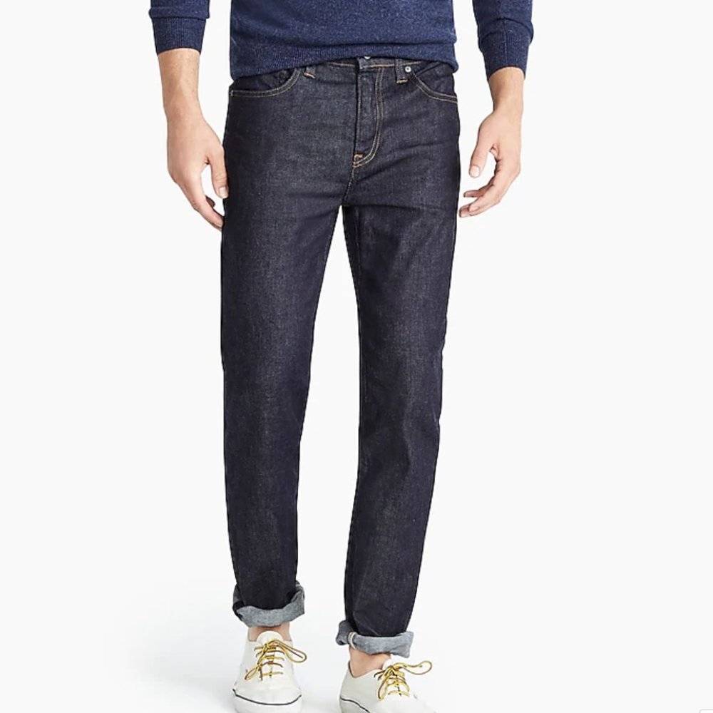 NWT JCrew Men's Straight Fit Japanese Denim, in Size 31/32